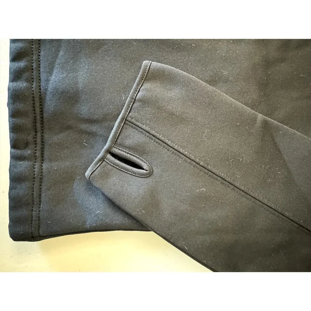 Wisconsin Badgers Jacket Size Medium Men's Black Full zip Softshell - Picture 3 of 6